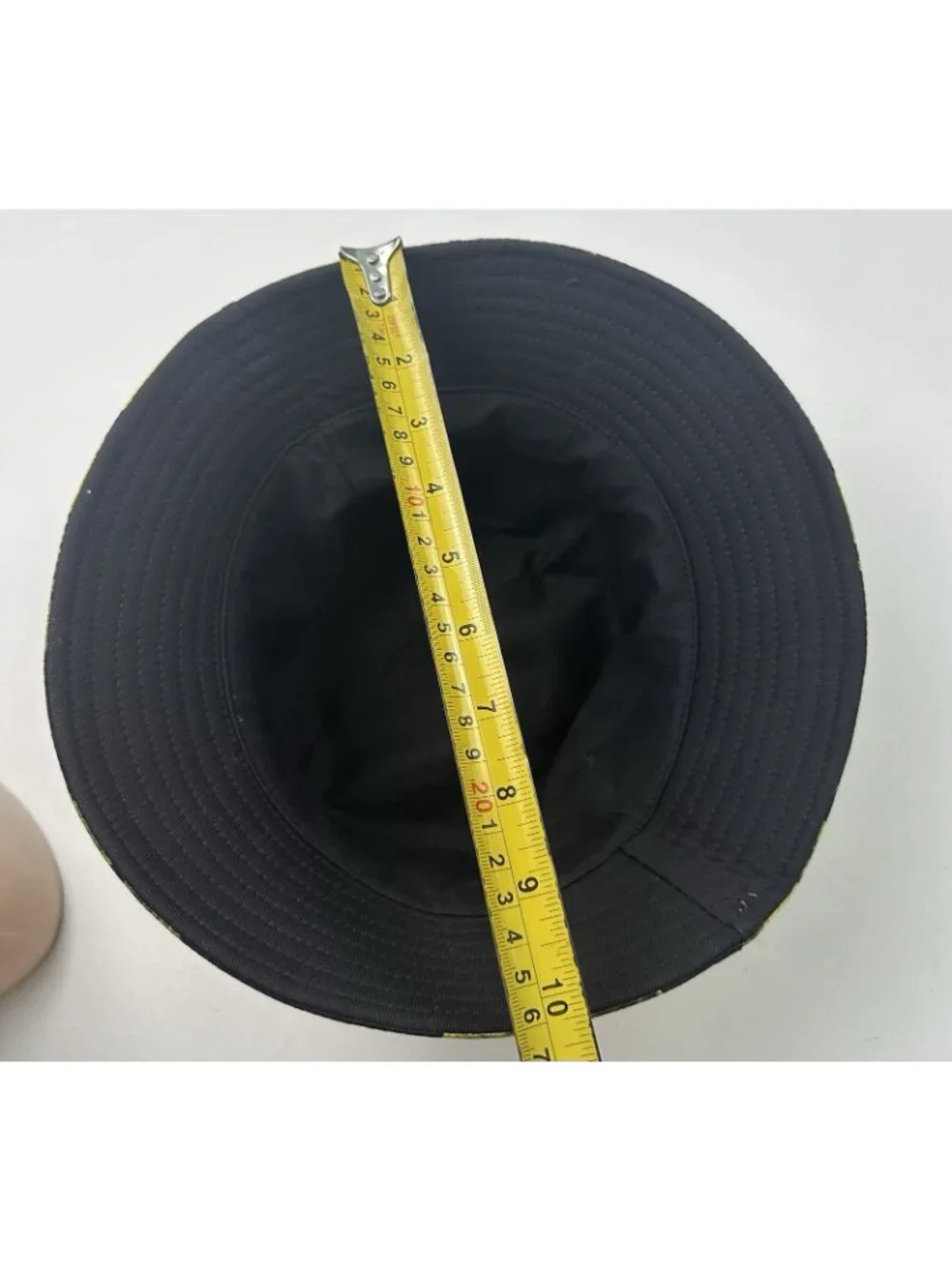 Bucket Fedora Hat Lemons Fruit Black Yellow Fischer One Size